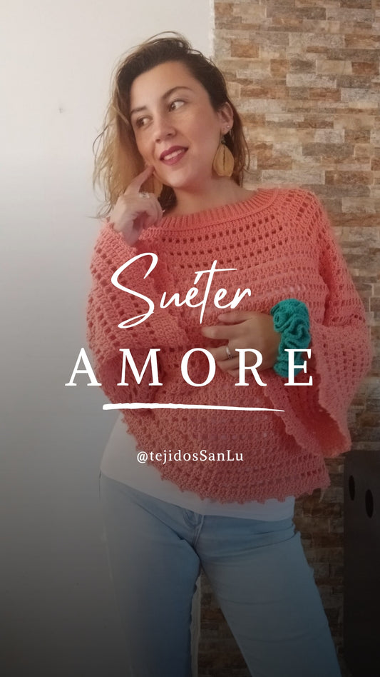 Patrón Suéter Amore